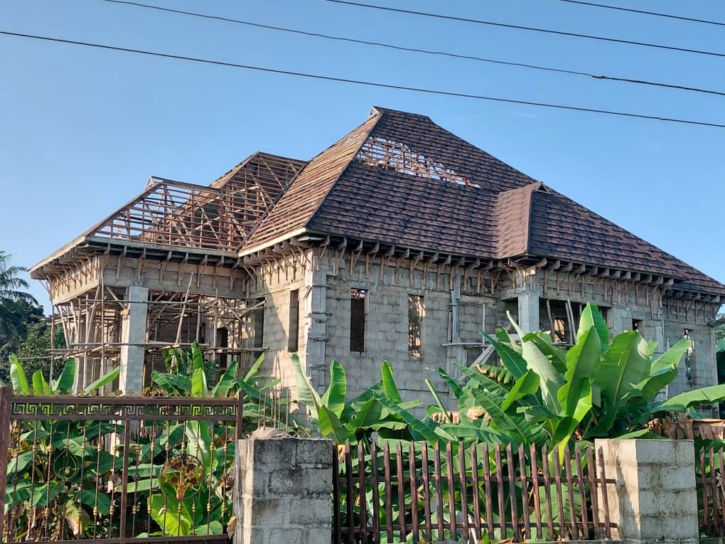 Completed stone coated roofing project